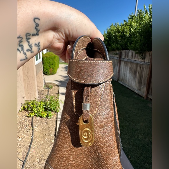 Vintage Gucci Monogram Handbag with COA - Picture 6 of 16